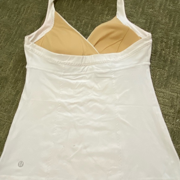 Lululemon white halter top vneck 6 - Picture 2 of 4